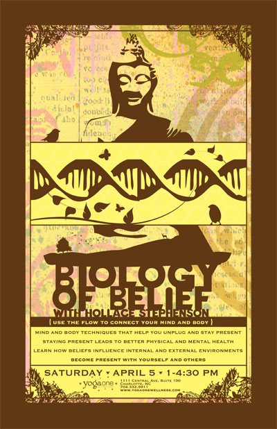 Biology of Belief Poster for Yoga One
